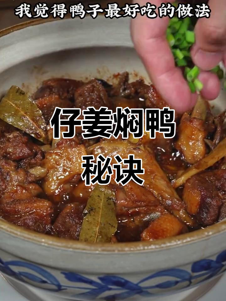 仔姜焖鸭,简单又美味,绝对让你一试成主!