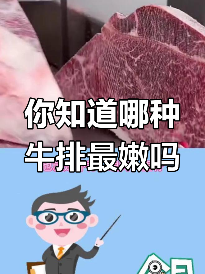 牛排三大经典部位,哪个最嫩?学会区分西冷、眼肉和菲力