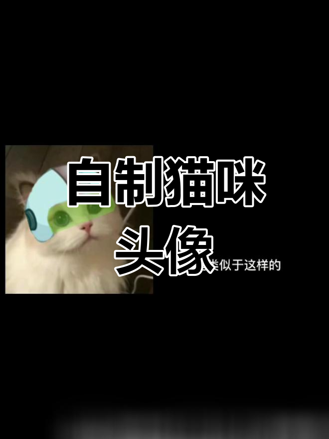 可爱小猫头像设计