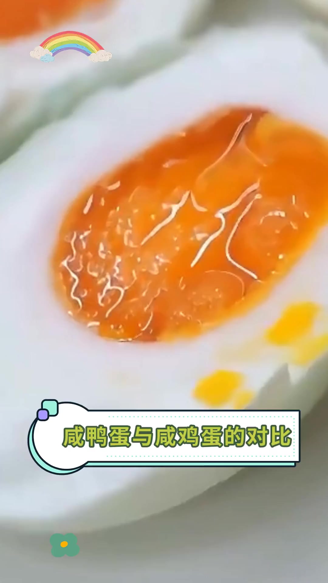 咸鸭蛋与咸鸡蛋的对比