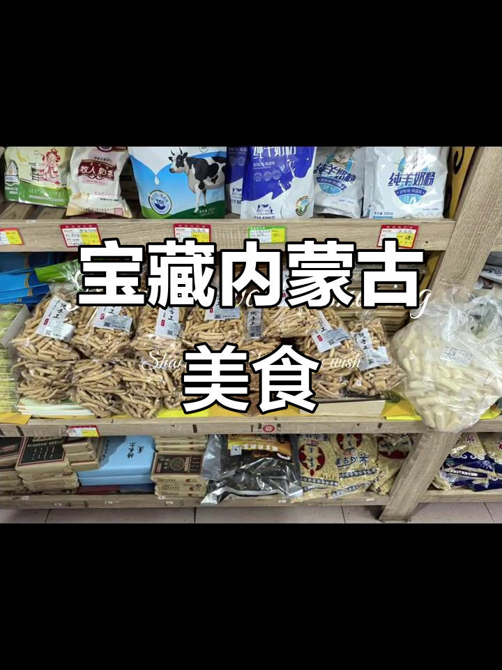 内蒙古特产店,手工奶制品超赞,牛肉干独特美味!