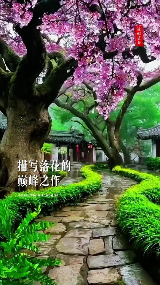 描写落花的巅峰之作