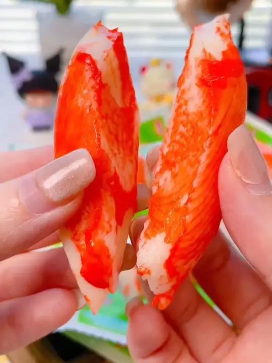 蟹柳 蟹肉 低卡零食 夜宵吃什么