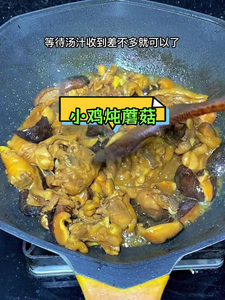鸡肉蘑菇炖,香气扑鼻