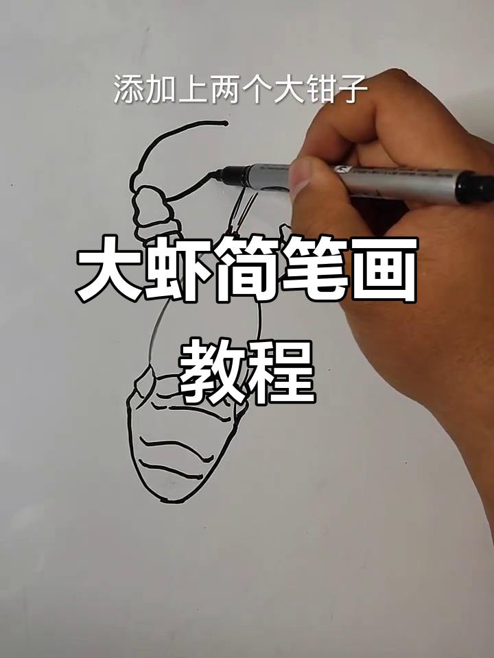 五一轻松学画大龙虾，简单几步让你秒变手工达人！