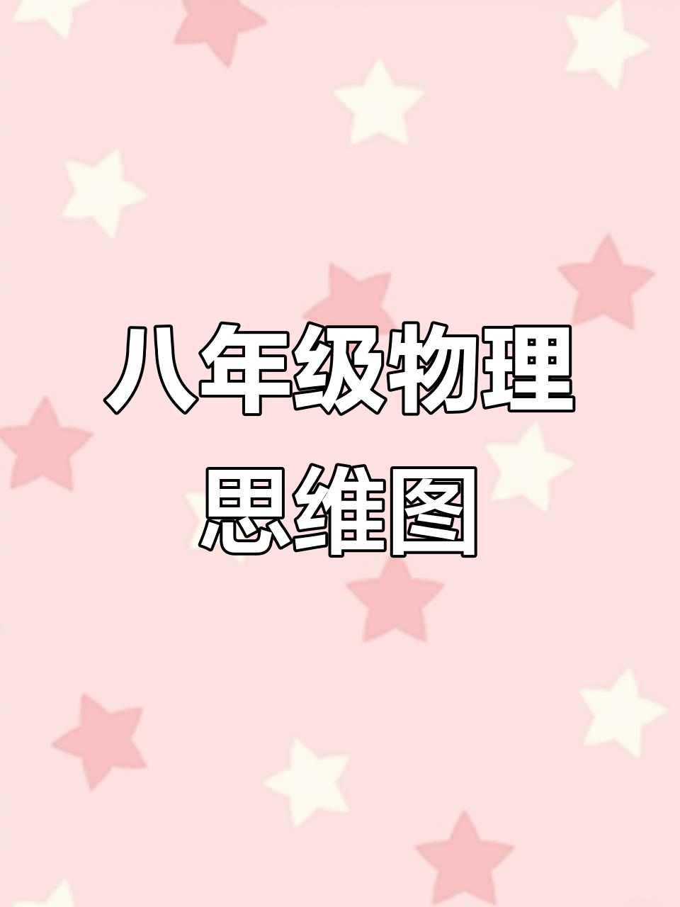 八年级物理知识思维导图,轻松掌握核心概念