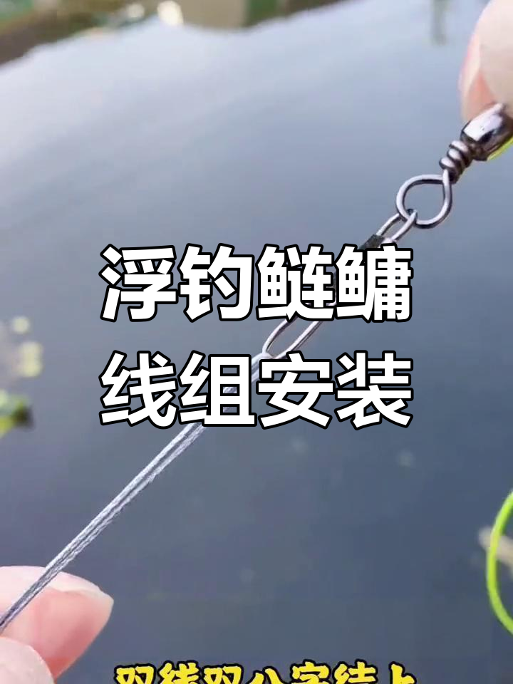 海竿浮钓鲢鳙线组组装教程