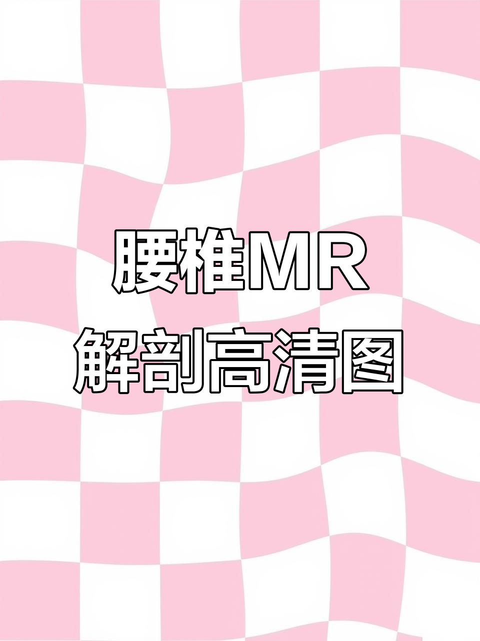 高清腰椎MR解剖图,详细标注助你理解结构