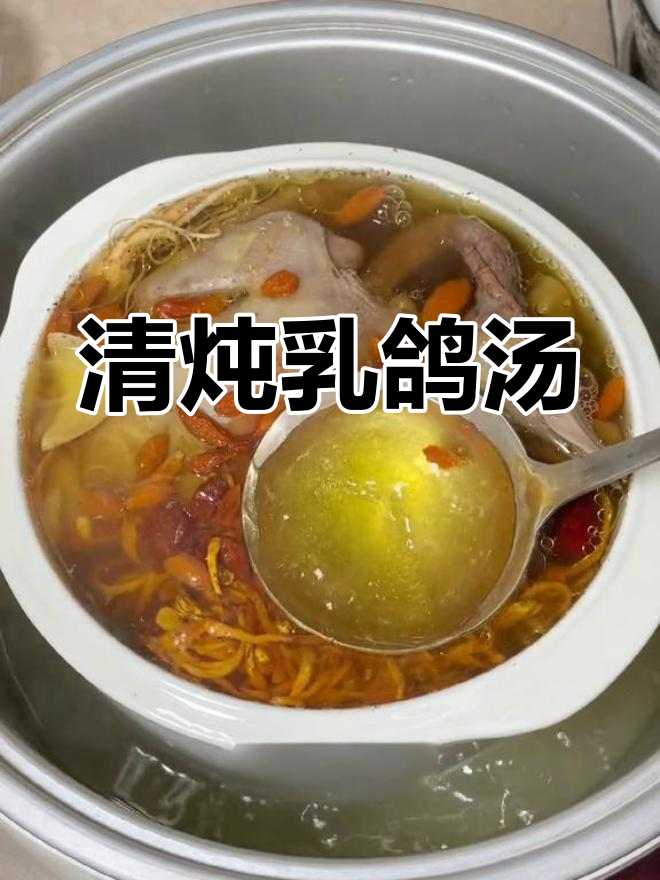 广东清炖乳鸽汤,滋补养生美味