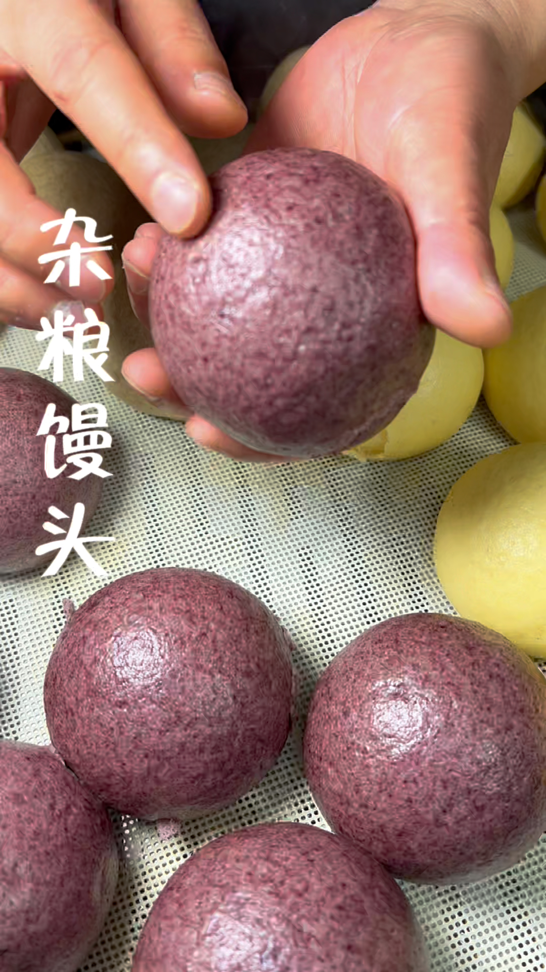 杂粮馒头制作分享