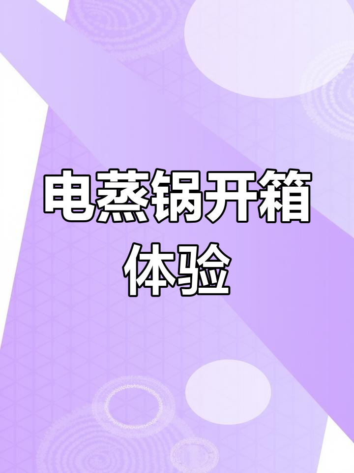 奶白色电蒸锅开箱,功能全解析