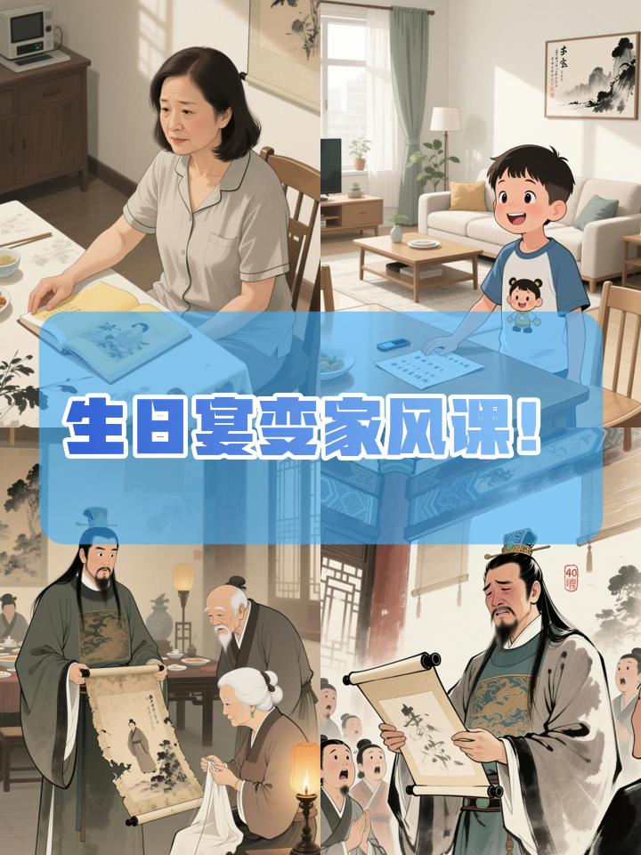 熊孩子要豪华生日派对，妈妈用一幅画让他当场认错