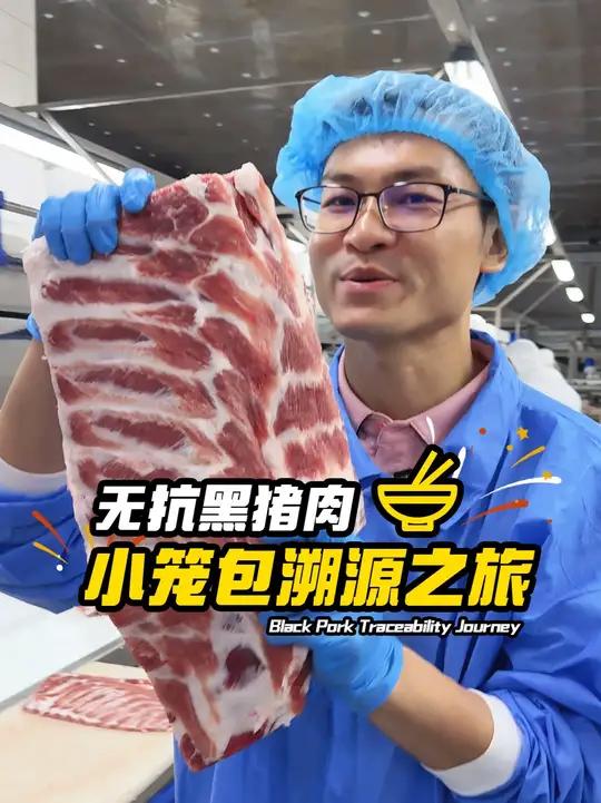 好产品从源头开始把控！叮叮马厂长的无抗黑猪肉小笼包溯源之旅