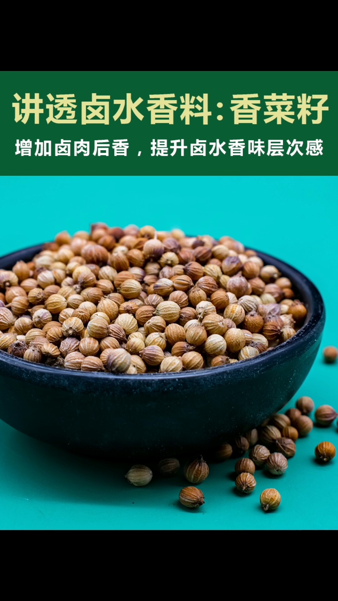 讲透卤水香料香菜籽:增加后香提升香味层次