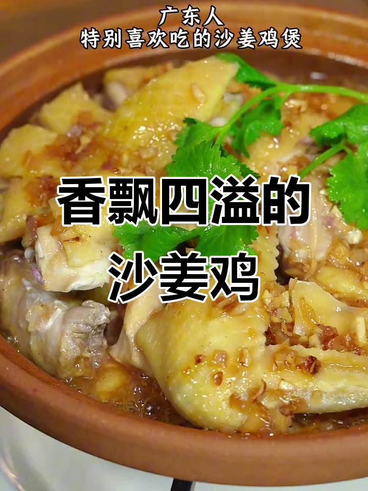 广东沙姜鸡煲,香气扑鼻,无需加水,满街都能闻到!