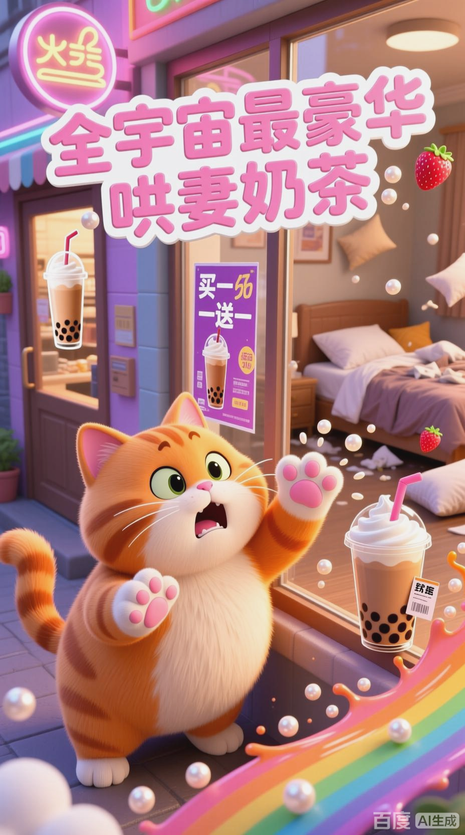 橘猫夫妇的奶茶恋爱记
