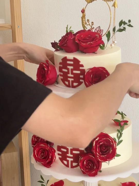 南京|国庆第35场订婚三层蛋糕