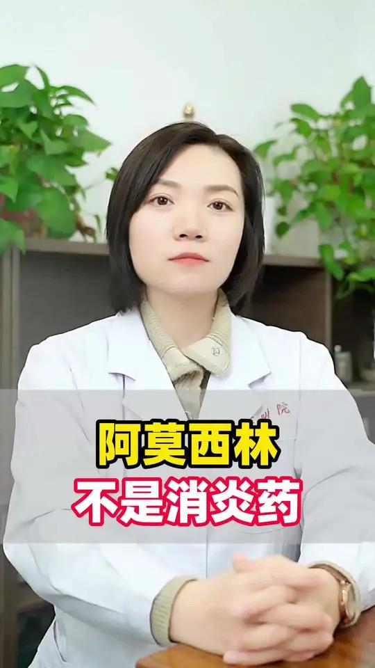 阿莫西林不是消炎药!