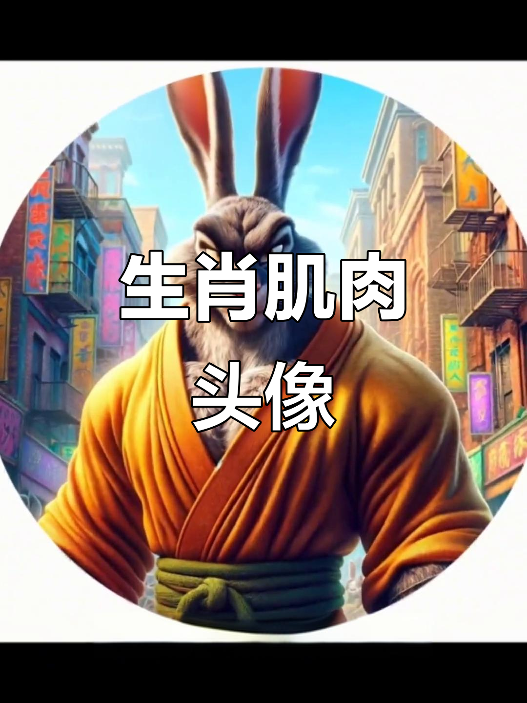 十二生肖肌肉头像,快来挑选你的专属造型!