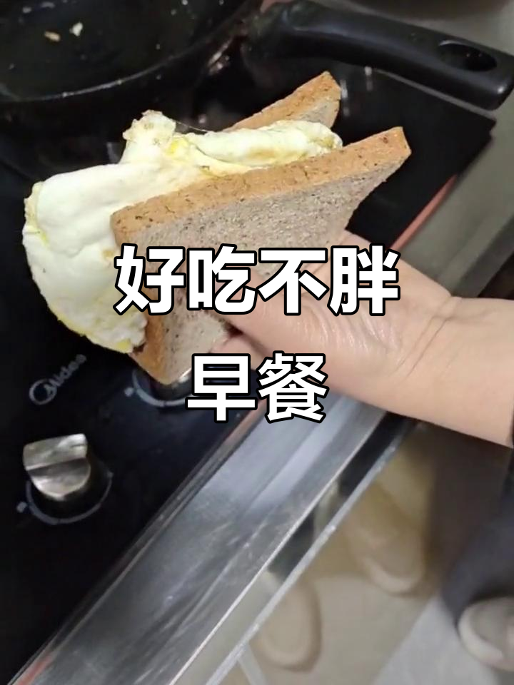 早餐这样做,营养不长肉!鸡蛋、生菜夹面包,简单又美味