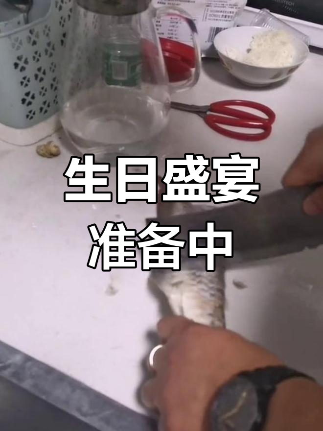 明天生日,先处理银龙鱼,清蒸美味,大家有口福啦!