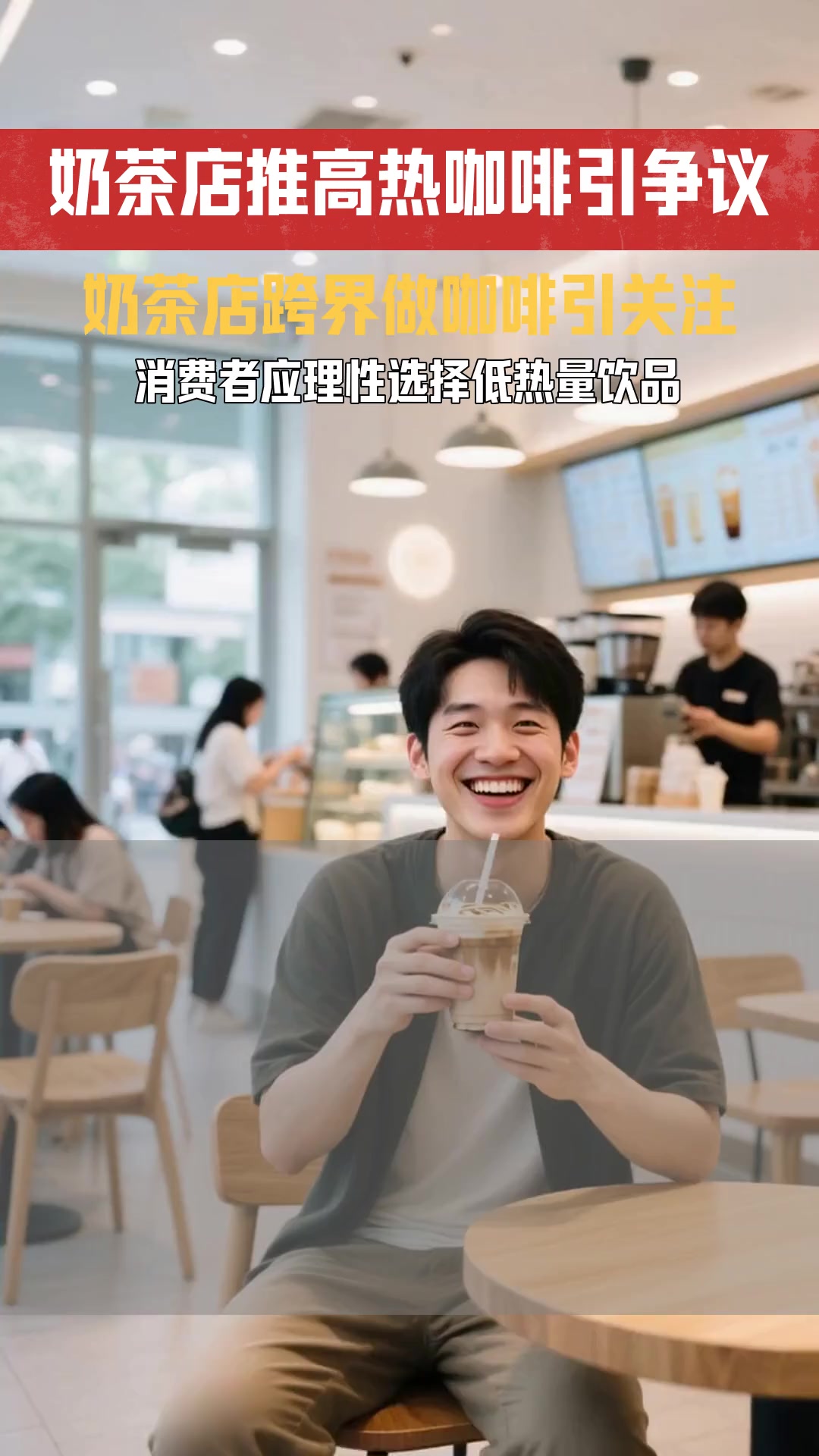 一杯400大卡 奶茶品牌推高热量咖啡是否侵犯消费者健康权