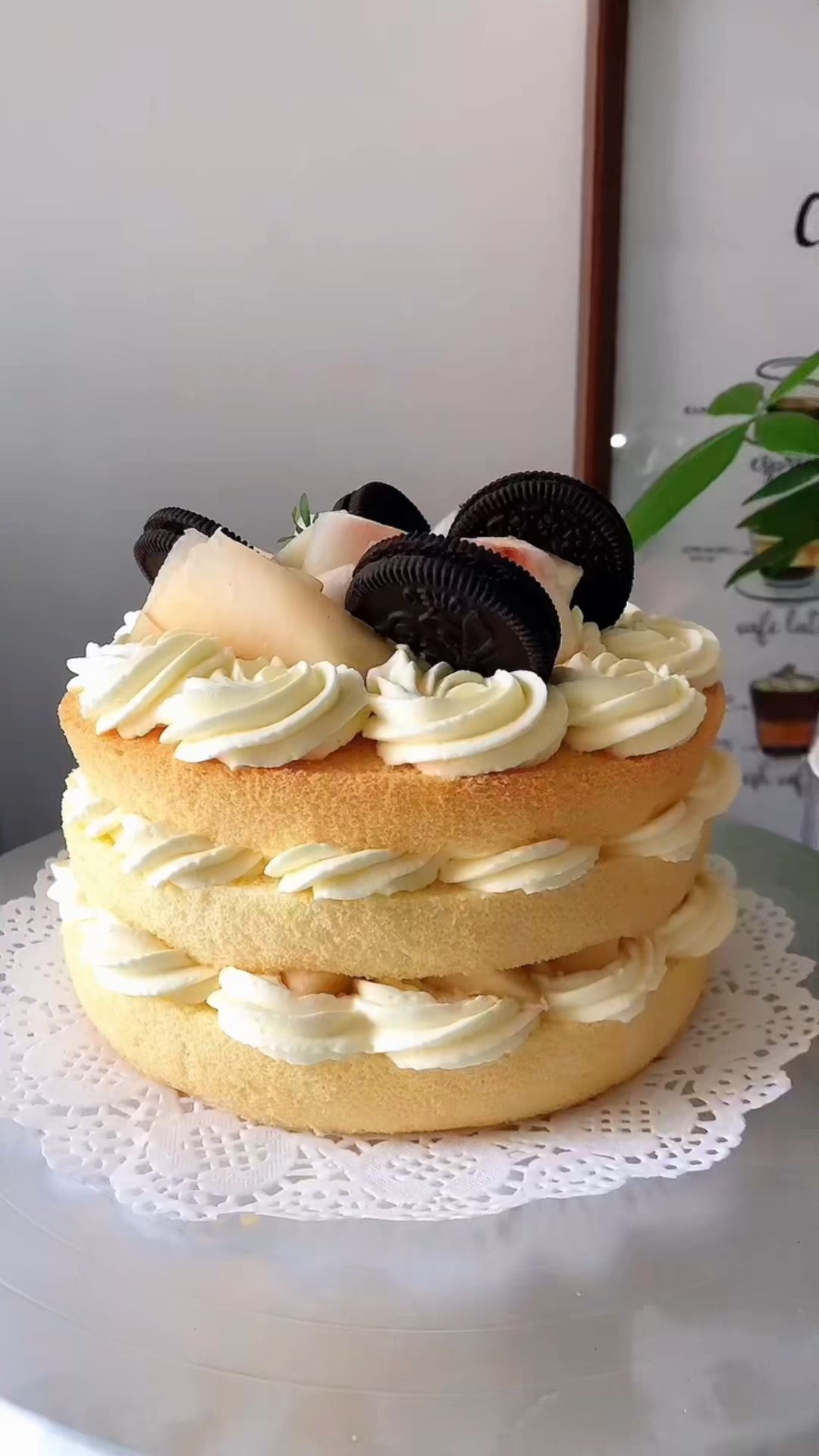 手残党也能做的裸蛋糕,内附6寸戚风做法