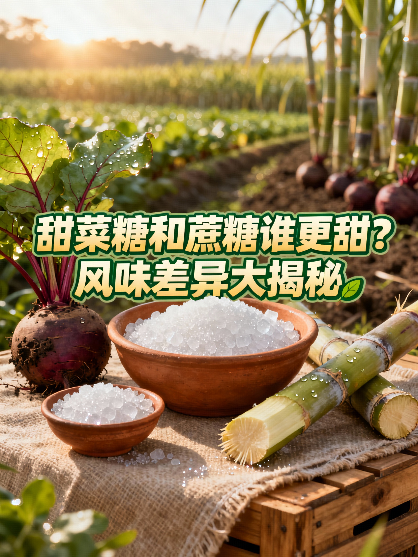 甜菜糖和蔗糖谁更甜?风味差异大揭秘