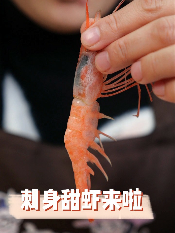 刺身甜虾的正确吃法,一定要进来看看!