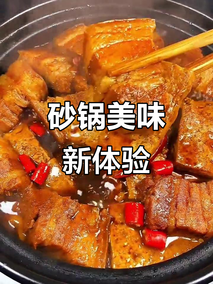 砂锅炖猪肉豆腐,软糯香浓,口感绝佳!