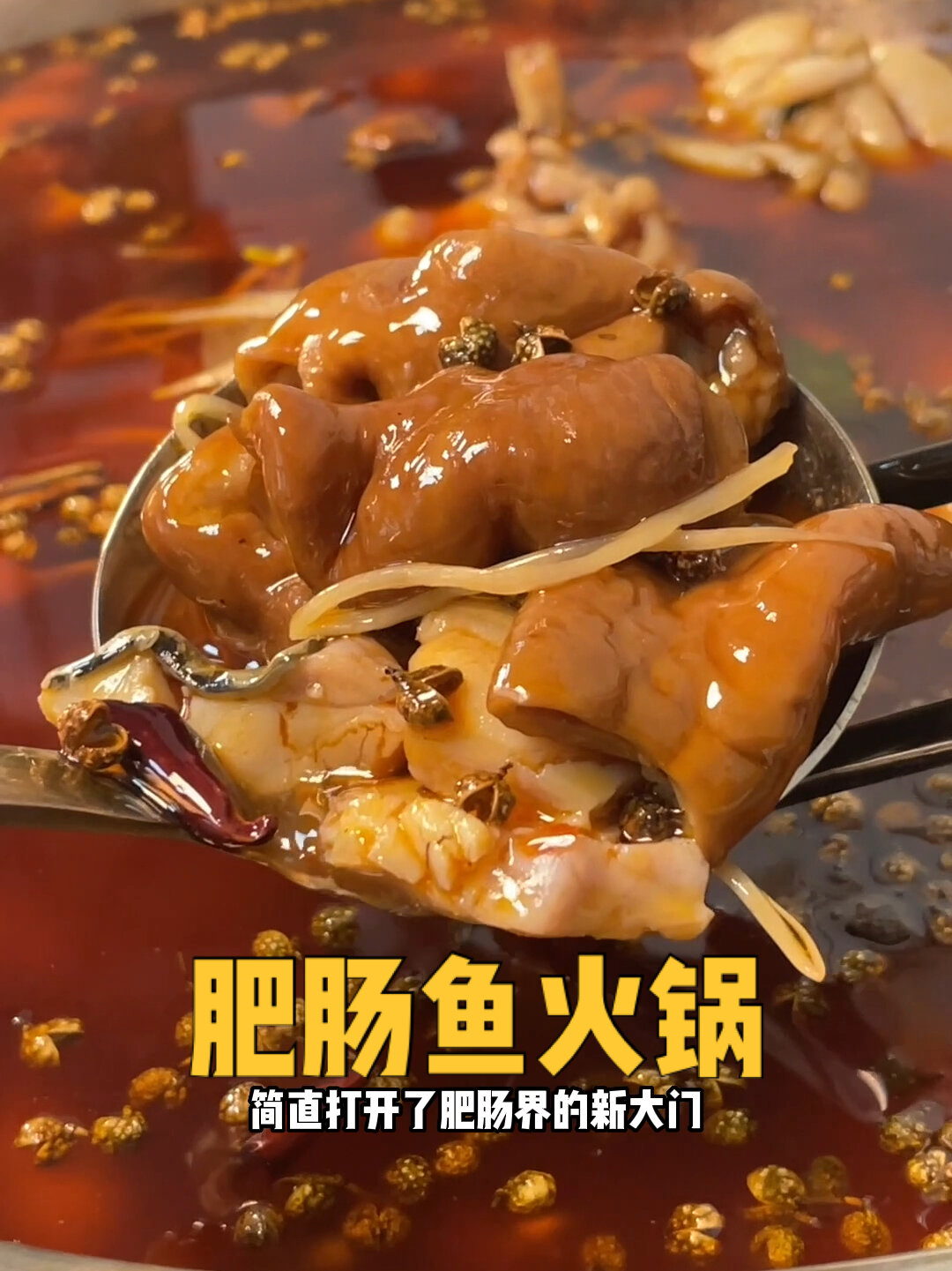 第一次肥肠鱼火锅 香香糯糯