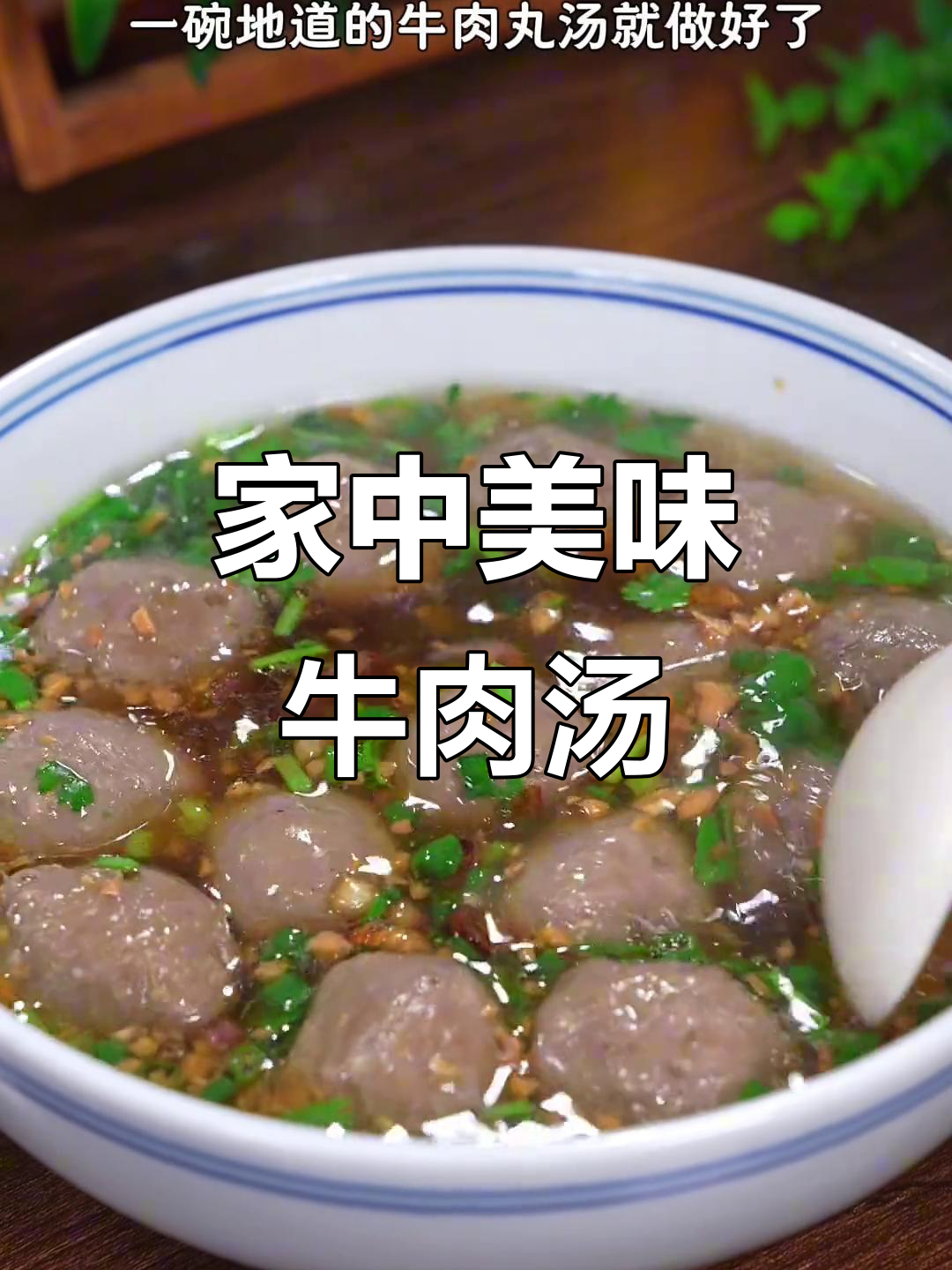 潮汕牛肉丸汤,简单两步做出,鲜美营养,全家都爱!