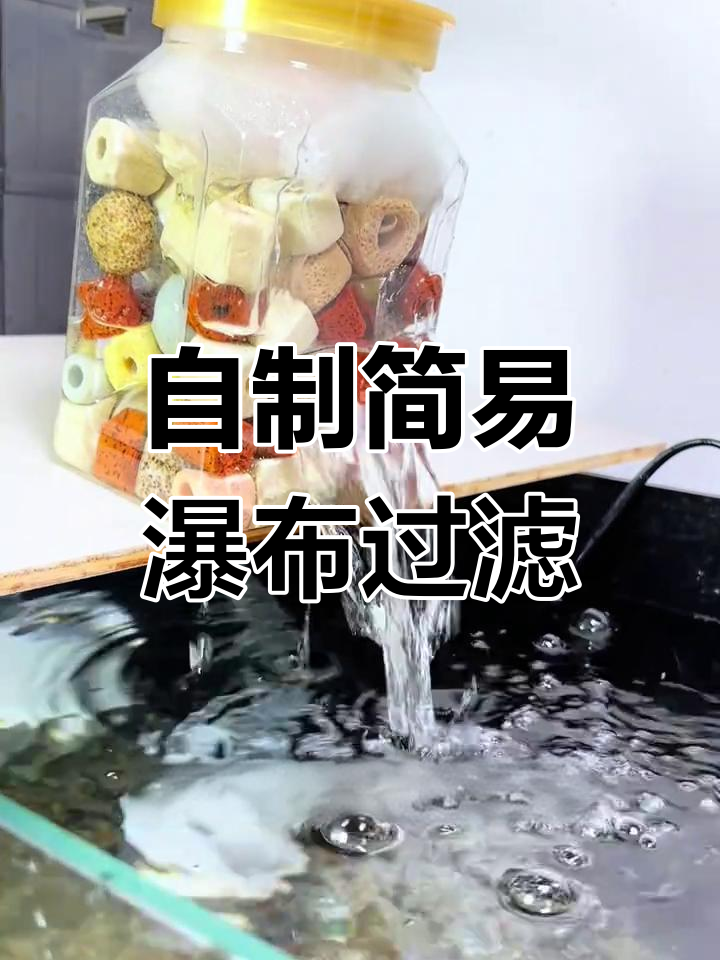 利用废旧塑料瓶打造DIY瀑布过滤器,简单又实用