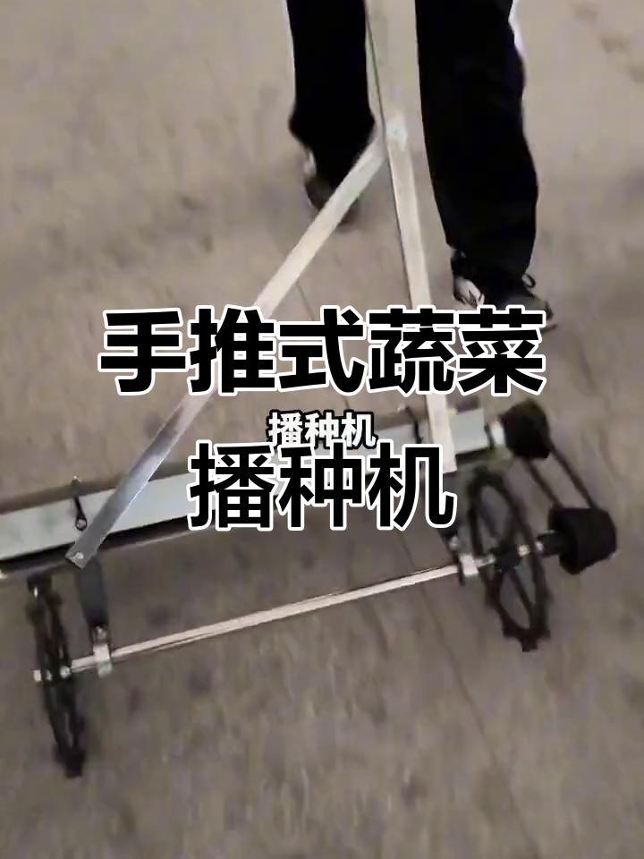 多功能手推式蔬菜播种机，调节密度轻松播白菜菜心
