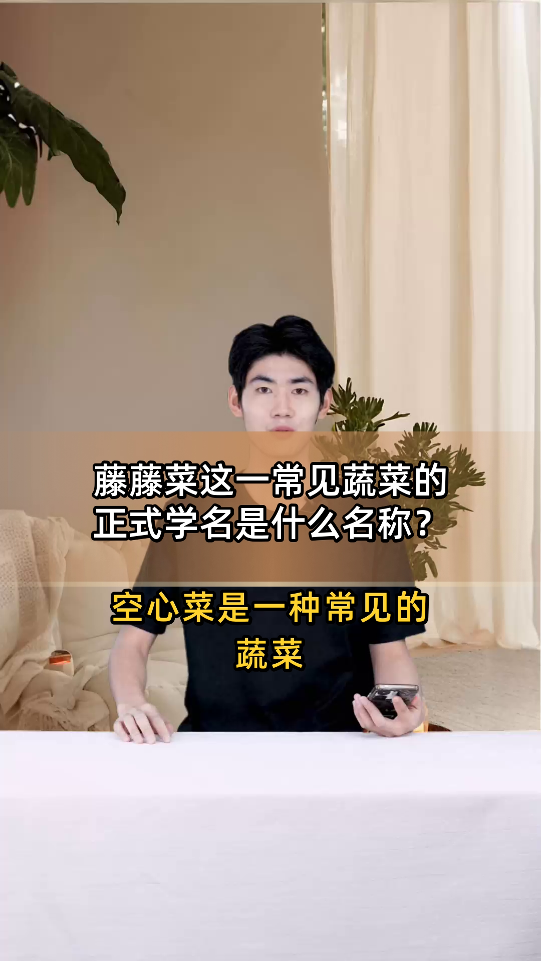 藤藤菜这一常见蔬菜的正式学名是什么名称?