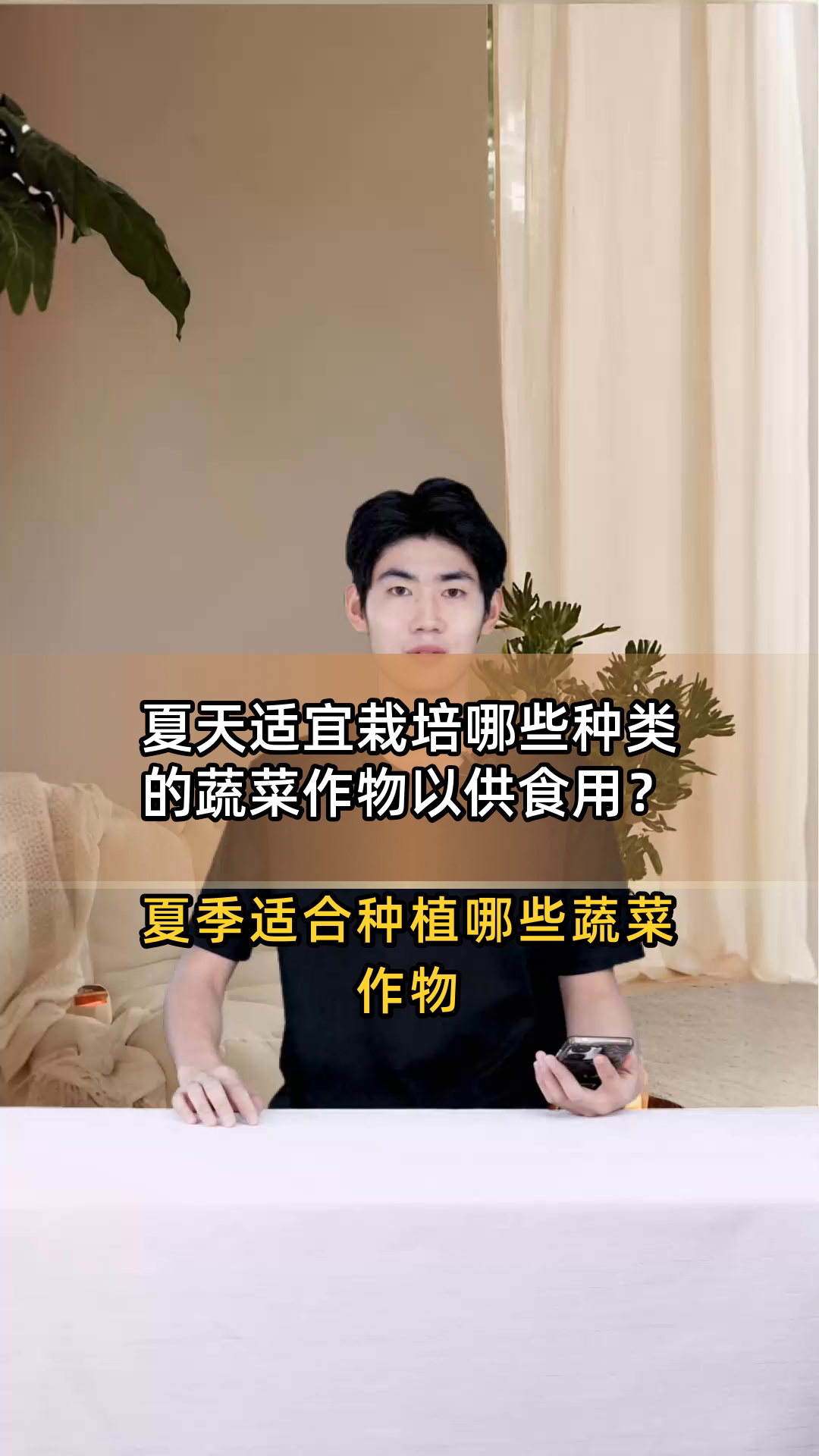 夏天适宜栽培哪些种类的蔬菜作物以供食用?