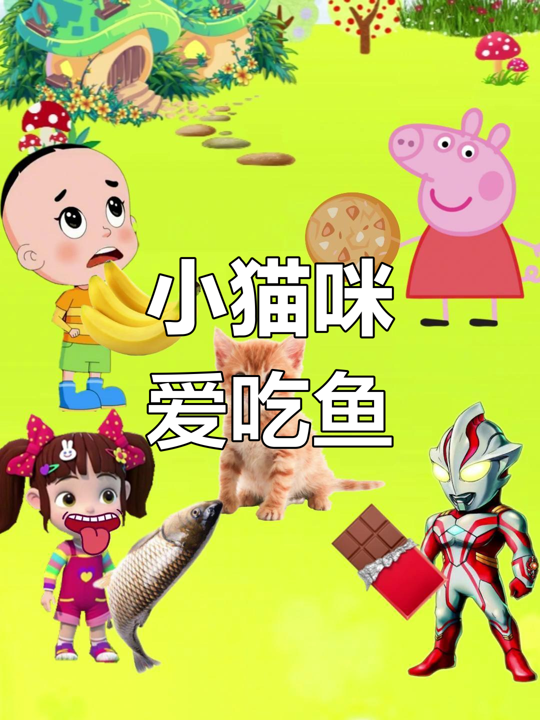 小猫最爱吃鱼,饼干玉米巧克力都不感兴趣