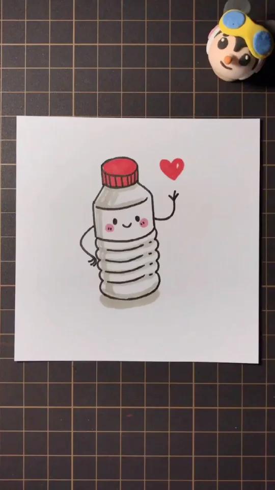 矿泉水简笔画