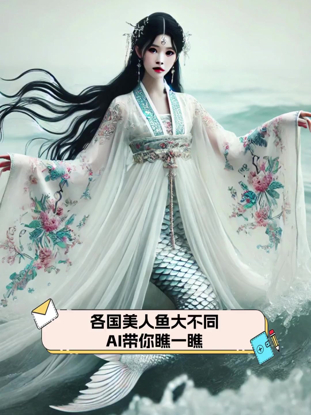 各国美人鱼大不同,AI带你瞧一瞧