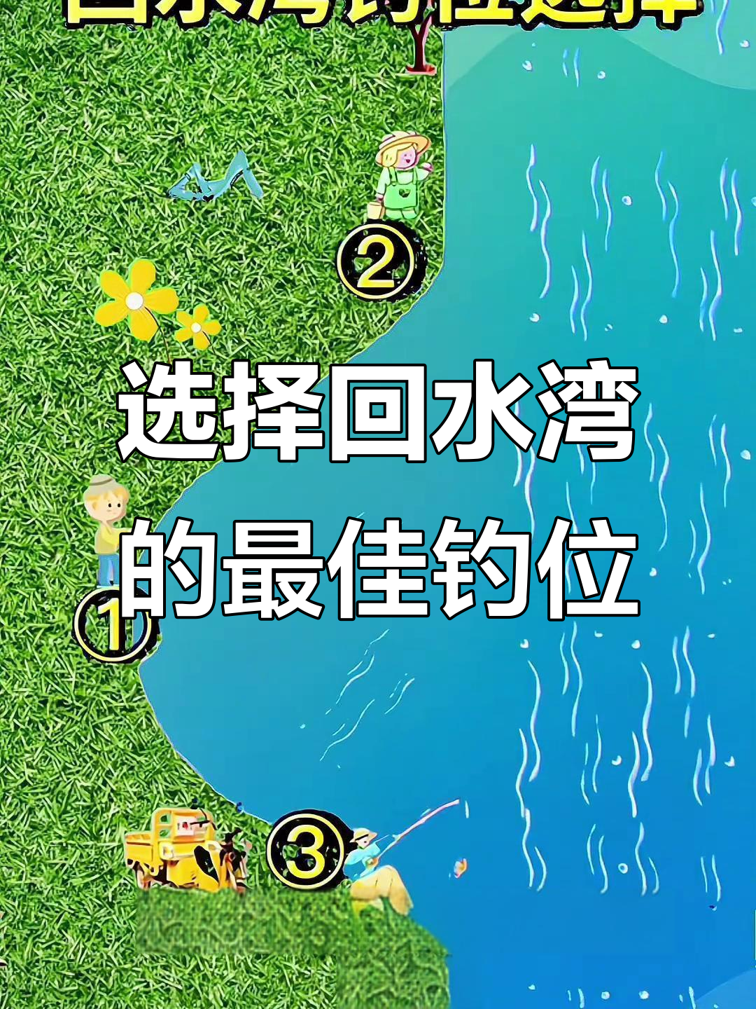 回水湾钓鱼技巧:如何选择最佳钓位避免抢窝