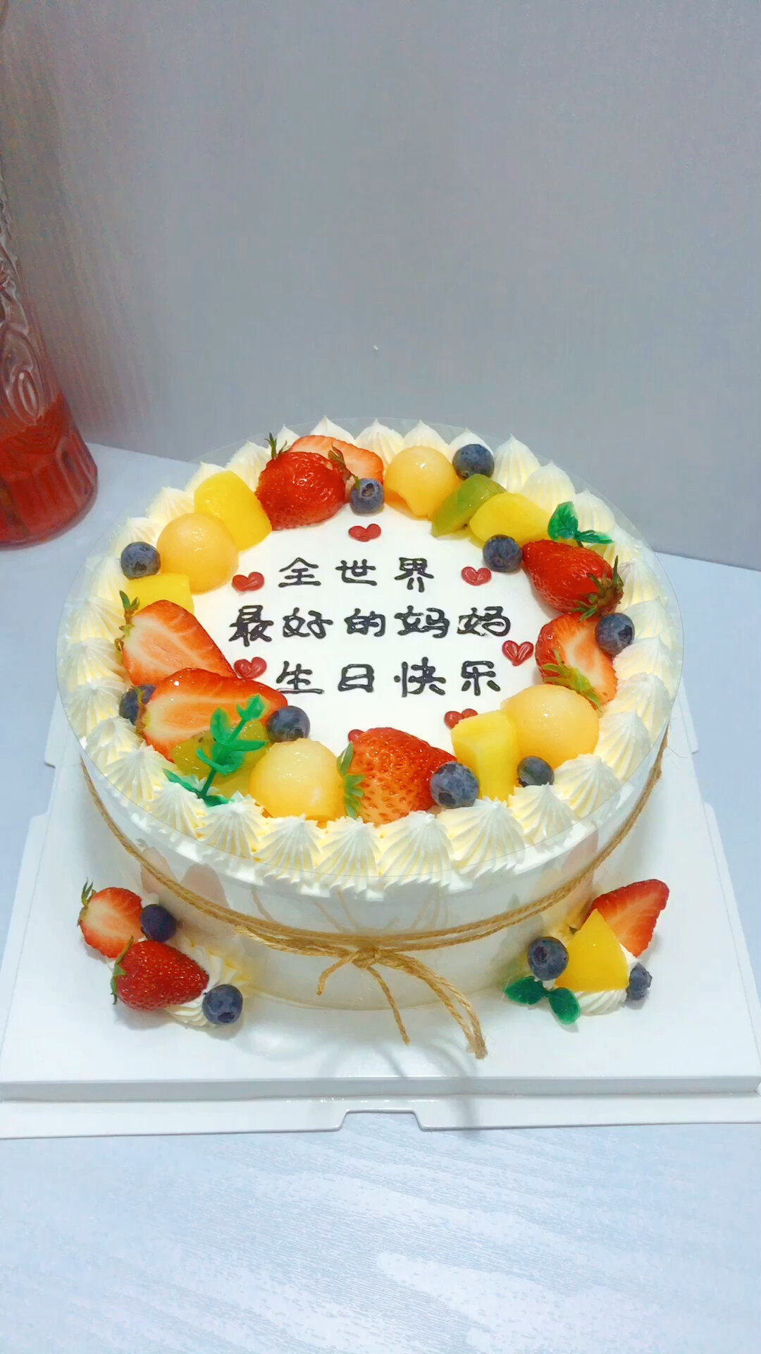 妈妈款水果蛋糕