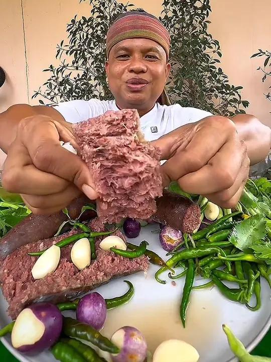 这大酸肉肠全是肉 抖音美食美食户外美食泰国美食内容启发搜索