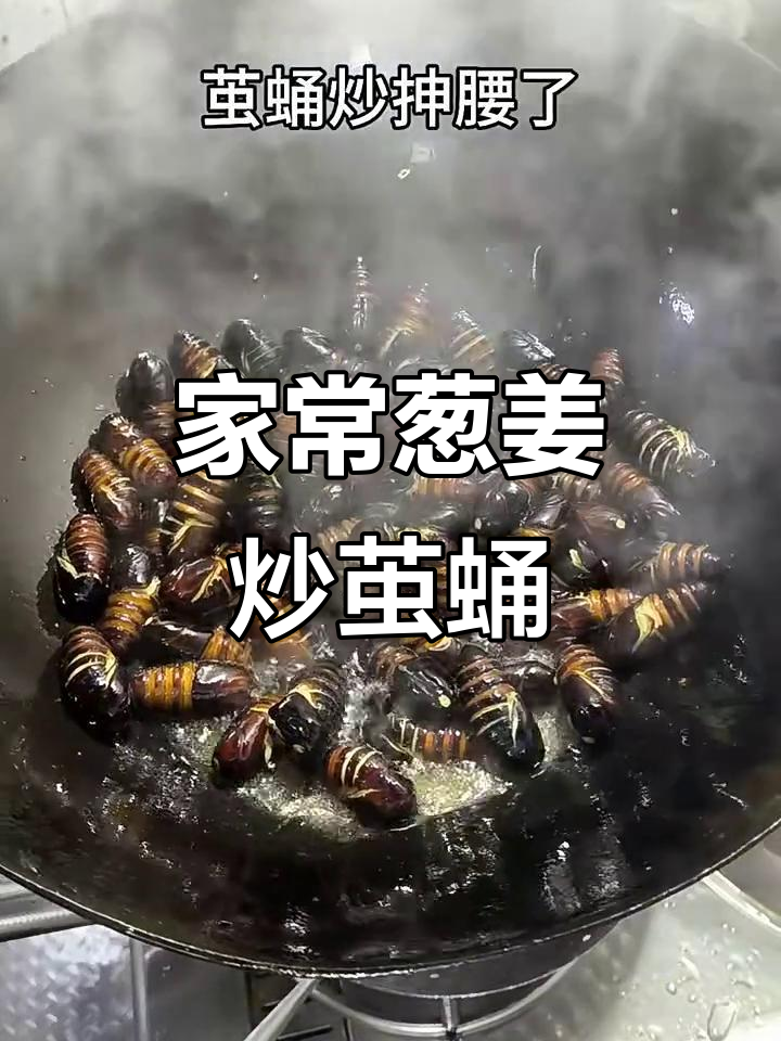 东北经典葱姜炒茧蛹,家常美味轻松做