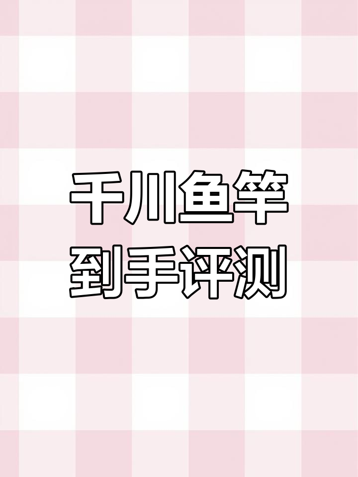 邓老师推荐的千川鱼竿到货,配件超丰富!