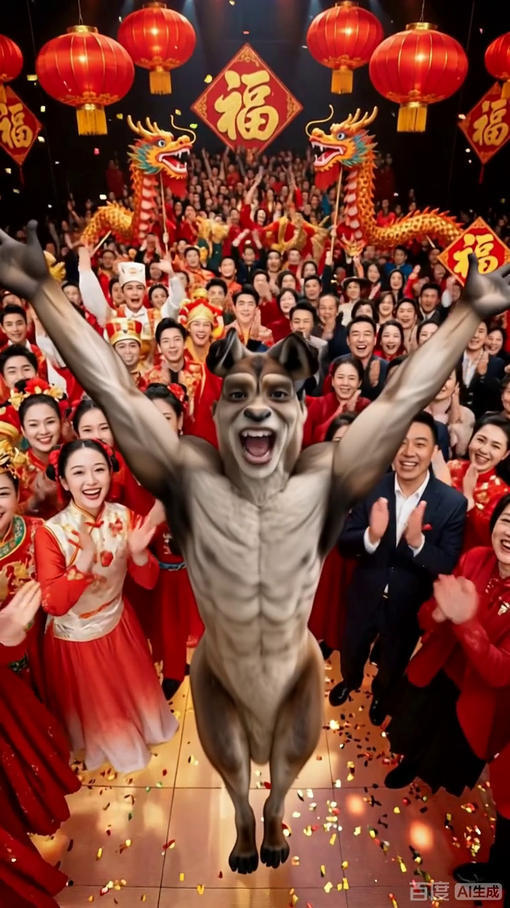 肌肉狗闹新春