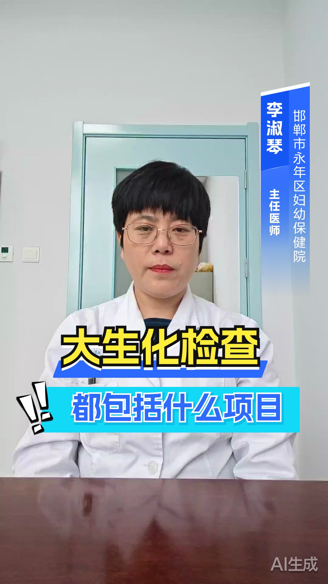 大生化检查都包括什么项目