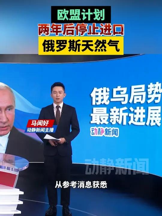 欧盟计划两年后停止进口俄罗斯天然气