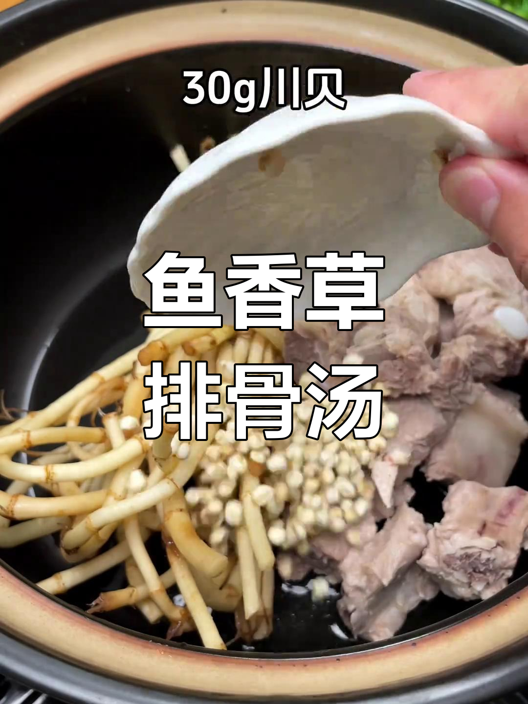 鱼香草排骨汤,春季养生必备