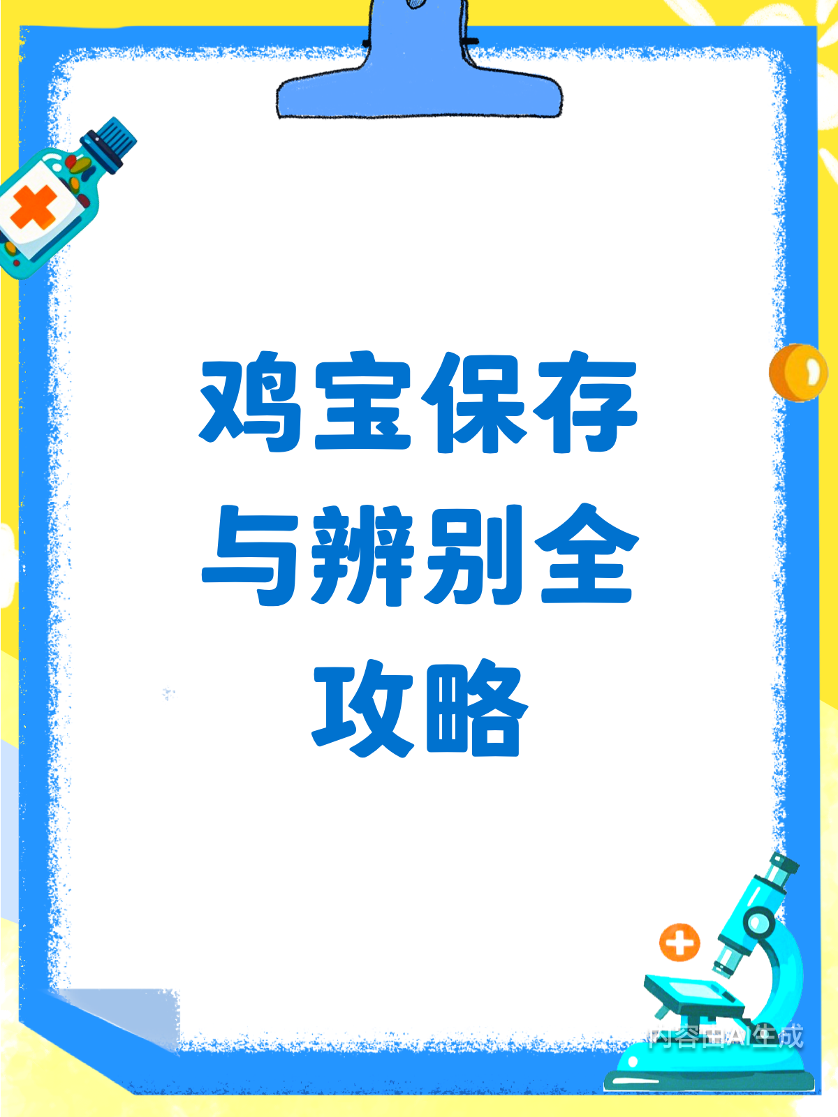 鸡宝保存有门道！3步轻松辨别
