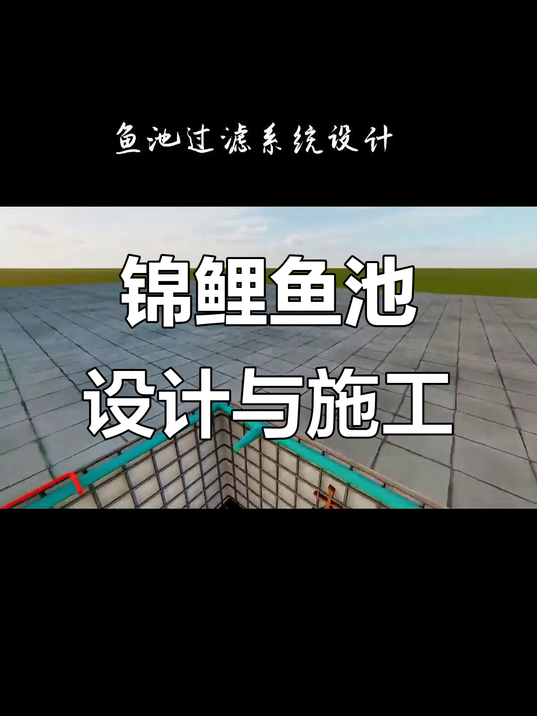 鱼池土建全流程揭秘,设计施工一步到位